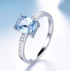Sky Blue Topaz Ring for Women